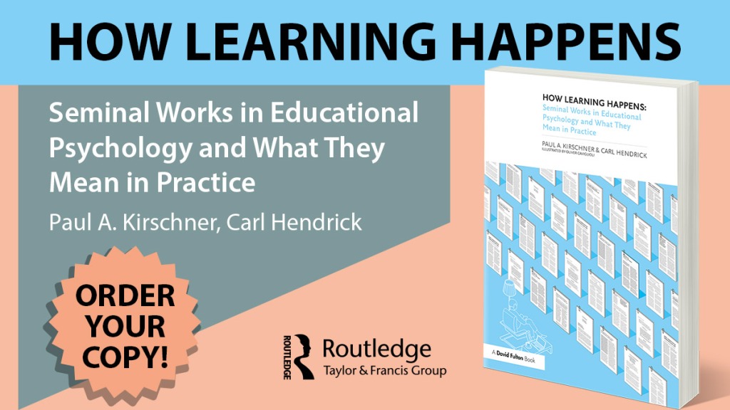 Introducing…’How Learning Happens’